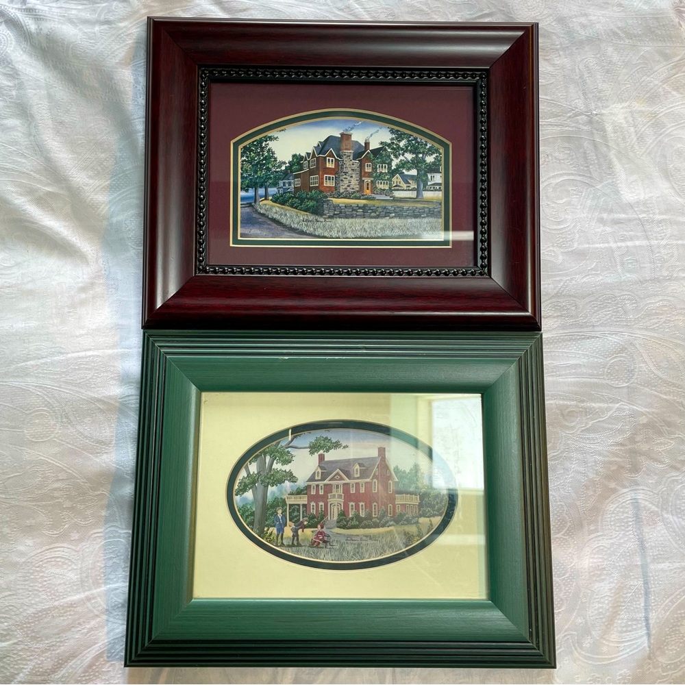 COPY - Canadian Artist Catherine Karnes Munn Matted and Framed Painting Print